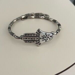 Evil eye and hamsa hand Alex and ani bracelets